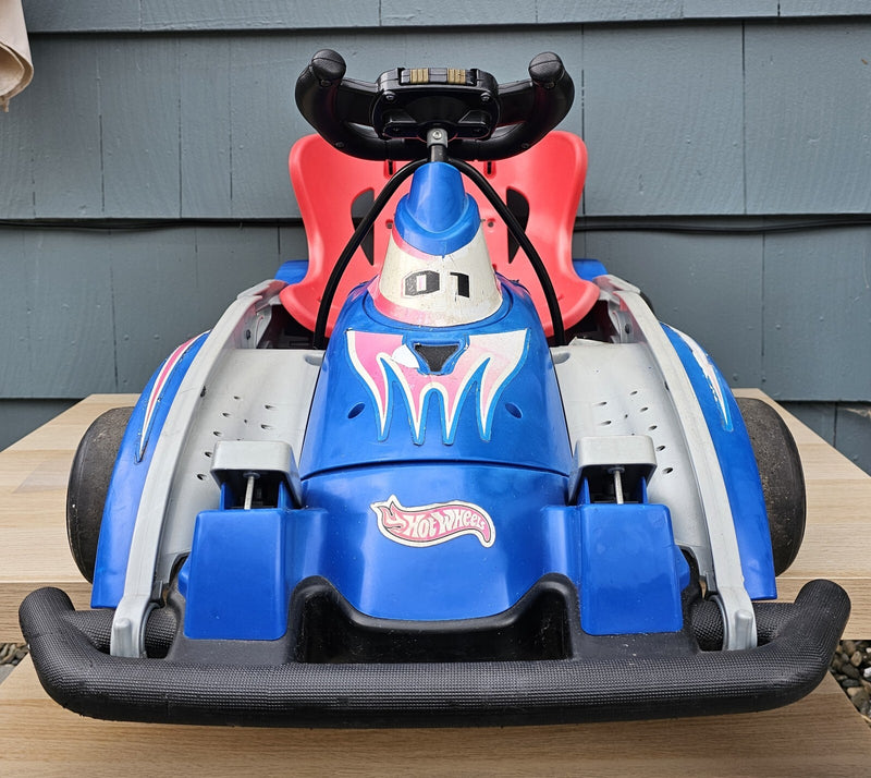 Vintage Hot Wheels Rally Kart 12V Electric Ride-On Toy Magic Cars 4