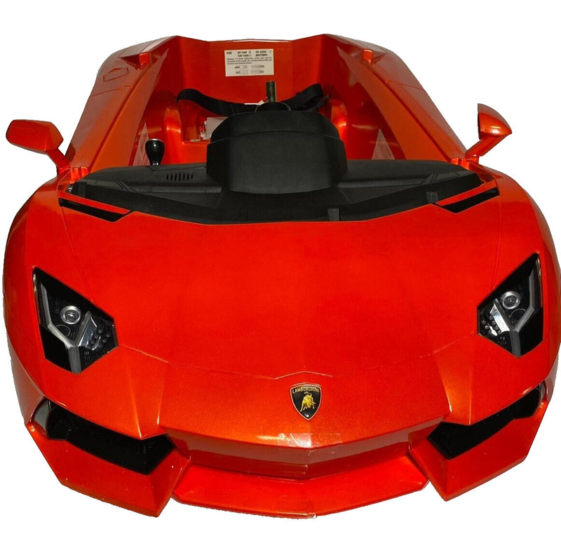 Battery-Powered Red Kids Ride-On Car Lamborghini Aventador LP700-4 Model Magic Cars 1