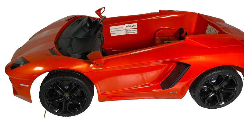 Battery-Powered Red Kids Ride-On Car Lamborghini Aventador LP700-4 Model Magic Cars 4