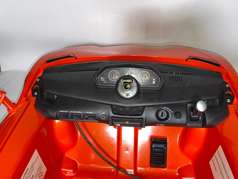 Battery-Powered Red Kids Ride-On Car Lamborghini Aventador LP700-4 Model Magic Cars 8