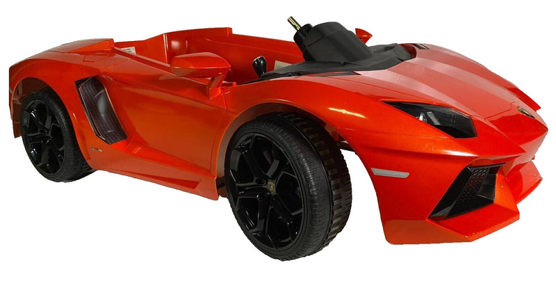 Battery-Powered Red Kids Ride-On Car Lamborghini Aventador LP700-4 Model Magic Cars Variant 0