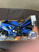 Friction-Powered Motorcycle Toy with Light and Sound Features Magic Cars 0