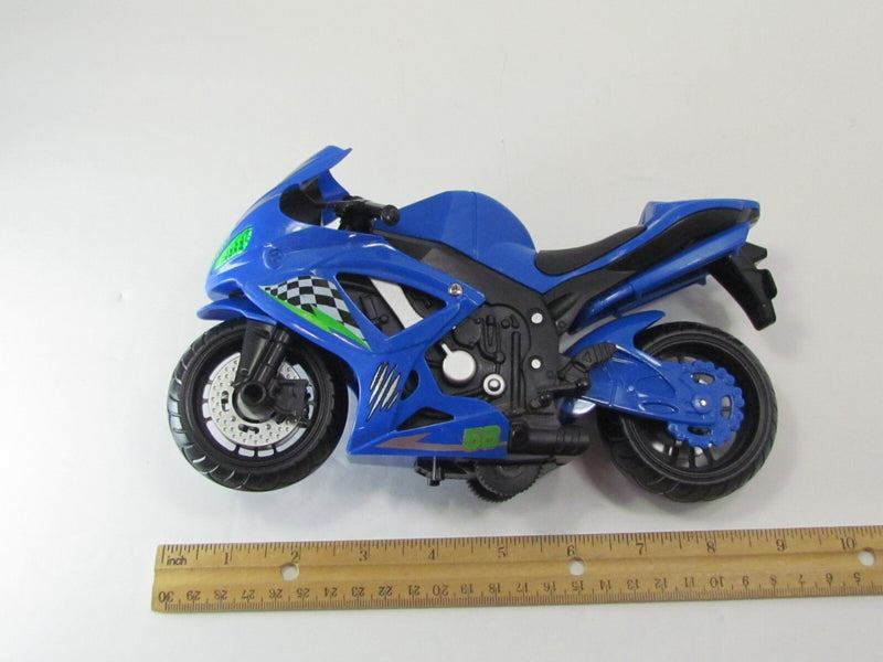 Raxx Wheel Motorcycle Toy with Light, Sound, and Friction Motion Magic Cars 3