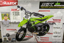 Electric Dirt Bike SX125 12V 100W Green Magic Cars Variant 0