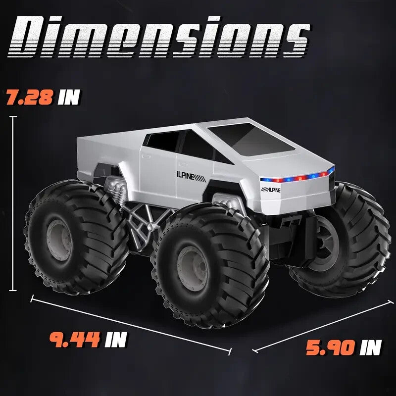 4WD Remote Control Electric Off-Road Monster Truck Cybertruck Style 2.4GHz Magic Cars 1