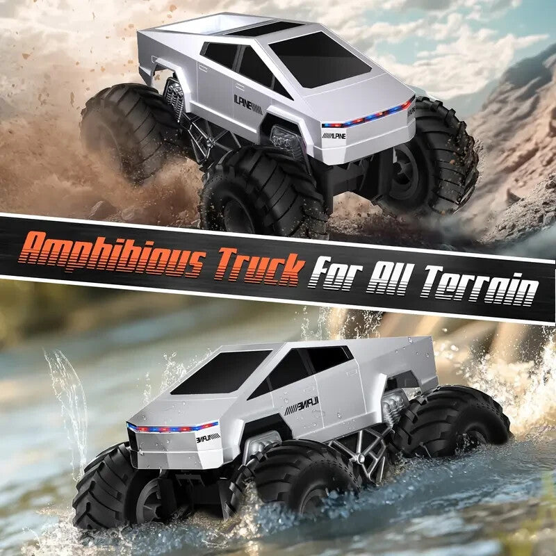 off road monsters 4WD Remote Control Electric Off-Road Monster Truck Cybertruck Style 2.4GHz 2 Year Warranty -