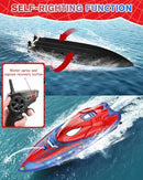 2.4 GHz Remote Control Boat with LED Lights for Kids Pool Play Spider Hero Design Magic Cars 6
