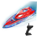 2.4 GHz Remote Control Boat with LED Lights for Kids Pool Play Spider Hero Design Magic Cars Variant 0