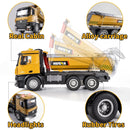 10-Channel Remote Control Heavy Duty Metal Dump Truck Toy for Boys Magic Cars 3