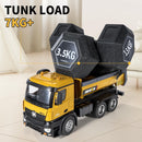 10-Channel Remote Control Heavy Duty Metal Dump Truck Toy for Boys Magic Cars 5