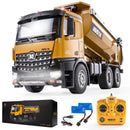 10-Channel Remote Control Heavy Duty Metal Dump Truck Toy for Boys Magic Cars 8