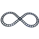 Ready-to-Play 8-Figure Conversion Model Train Track Set Magic Cars 1