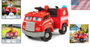 Ride-On Fire Truck Toy for Kids 1.5-4 Years with Lights and Sounds Magic Cars 1