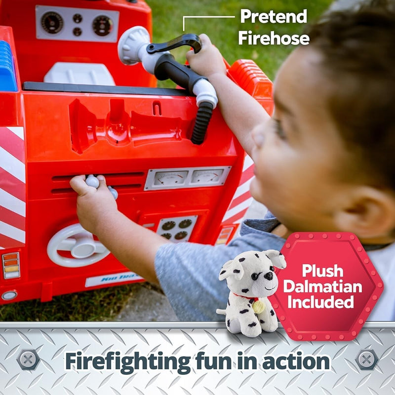 Ride-On Fire Truck Toy for Kids 1.5-4 Years with Lights and Sounds Magic Cars 7