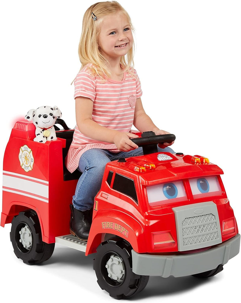 Interactive Ride-On Fire Truck Toy for Toddlers Ages 1.5 to 4 Years Magic Cars 2