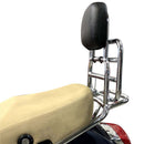 Rear Rack W/ Backrest - Chome for Vespa LX50, LX150 - image 3