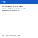 Red Rear Swing Arm for Raider 48v UTV - SMB Magic Cars 7