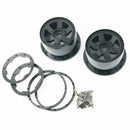 Rear Wheel Hub Beadlock Ring Set with Landing Gear for 1/5 Scale RC Cars Magic Cars 6