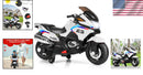 Rechargeable Kids Ride-On Motorcycle with AUX Input, Music, and Stability Wheels Magic Cars 1