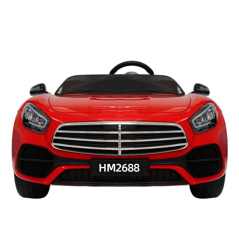 12V Red 2-Seater Ride-On Car with Power Wheels, Remote Control, Bluetooth, and LED Lights Magic Cars 10