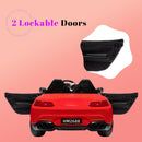 12V Red 2-Seater Ride-On Car with Power Wheels, Remote Control, Bluetooth, and LED Lights Magic Cars 3