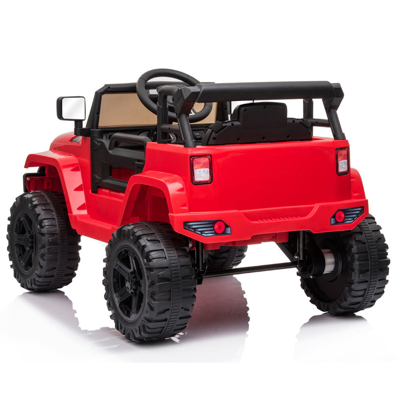 12V Red Battery-Powered Ride-On Electric Toy Truck with Remote Control for Kids Magic Cars 10