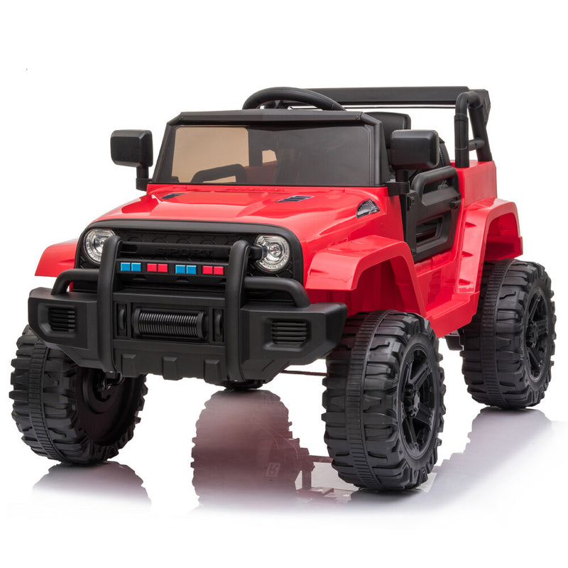 12V Red Battery-Powered Ride-On Electric Toy Truck with Remote Control for Kids Magic Cars Variant 0