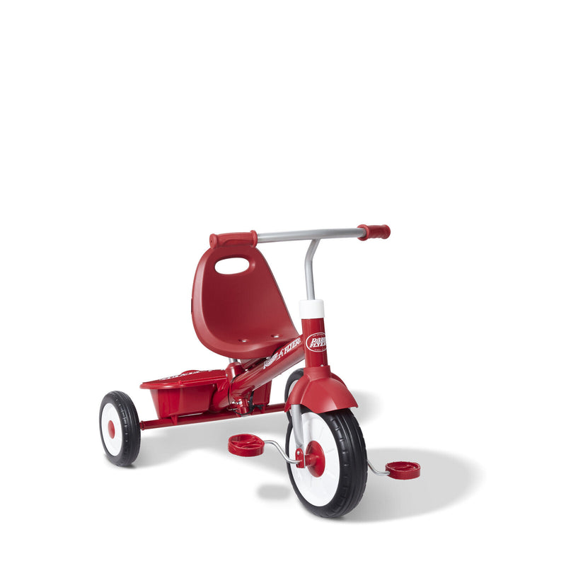 Red 3-in-1 Stroll 'n' Trike Kids Bike with Adjustable Seat and 3-Stage Growth Design Magic Cars 9