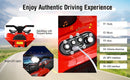 Red 6V Electric Kids ATV Ride-On Car with LED Lights and MP3 Player for Toddlers Magic Cars 12