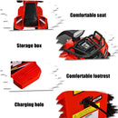 Red 6V Electric Kids ATV Ride-On Car with LED Lights and MP3 Player for Toddlers Magic Cars 13