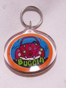 Red Beetle Bug Key Ring Tag for Keys Magic Cars Variant 0