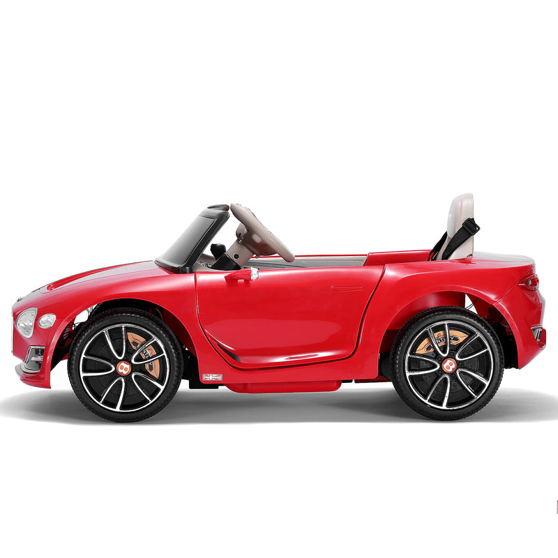Red Bentley-Style 12V Electric Kids Ride-On Car with Remote Control and LED Lights Magic Cars 13