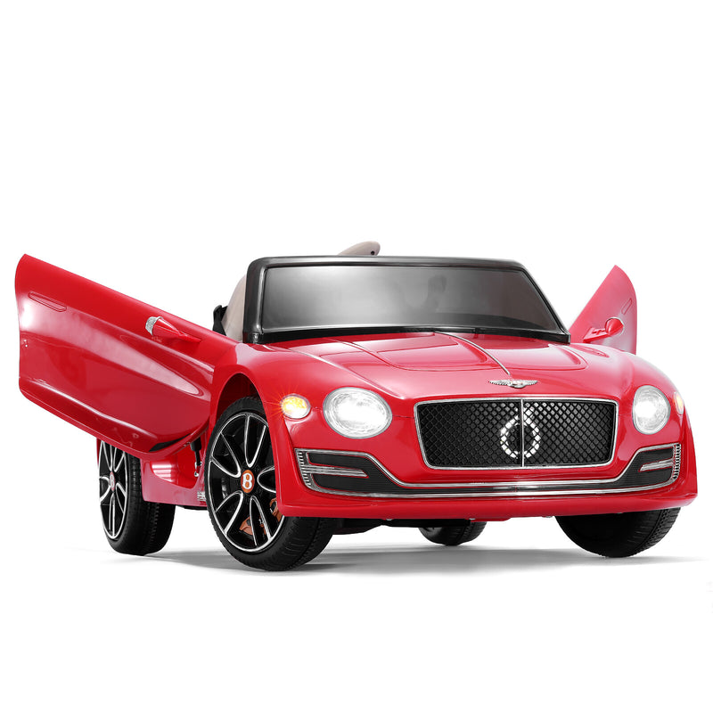 Red Bentley-Style 12V Electric Kids Ride-On Car with Remote Control and LED Lights Magic Cars 15