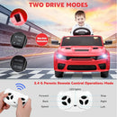 Red Electric Ride-On Car for Kids with Safety Belt, Parent Remote Control, and Music Magic Cars 4