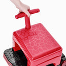 Large Red 12V Electric 2-Seater Kids Ride-On Train with Carriage, Music, Lights, and USB Magic Cars 12