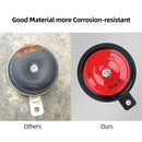 12V Waterproof Electric Car Horn Kit 125dB Loud Round Red and Orange Universal Magic Cars 5