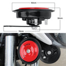 12V Waterproof Electric Car Horn Kit 125dB Loud Round Red and Orange Universal Magic Cars 6