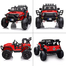 48.4" Red Electric Ride-On Truck for Kids with 12V Battery and Remote Control Magic Cars 5