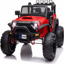 Red Ride-On Electric Car for Kids with 2 Seats and Remote Control Battery Powered Magic Cars 0