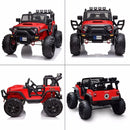 Red Battery-Powered Ride-On Electric Car for Kids with 2 Seats and Remote Control Magic Cars 5