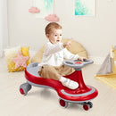 Red Toddler Wiggle Ride-On Car with Flashing Wheels for Children Magic Cars 4