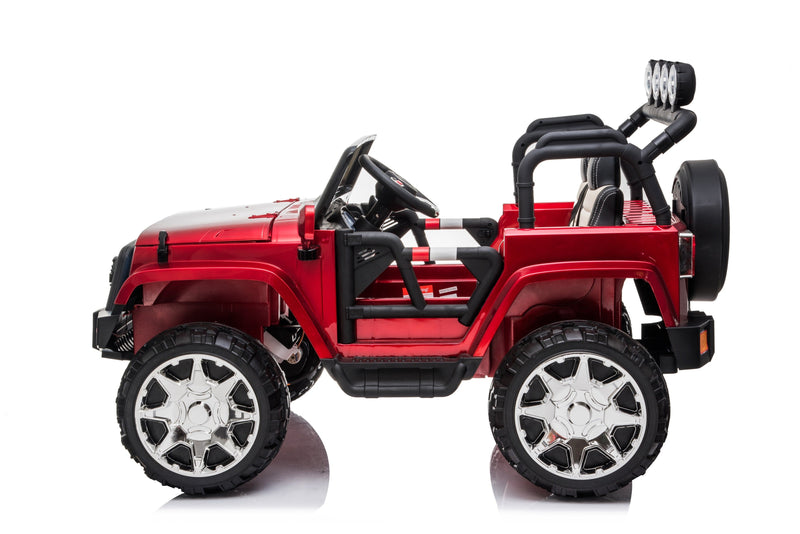 Ride On Car Kids Jeep Style 4x4 W/Rubber Tires 24 Volt