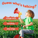 Rechargeable Kids Megaphone Toy with Voice Changer and 4 Songs for Ages 3+ Magic Cars 3