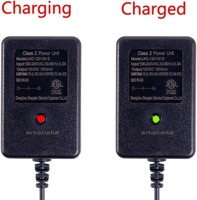 12 Volt Charger with Charging Indicator Light for Electric Ride-On Toys Magic Cars 3