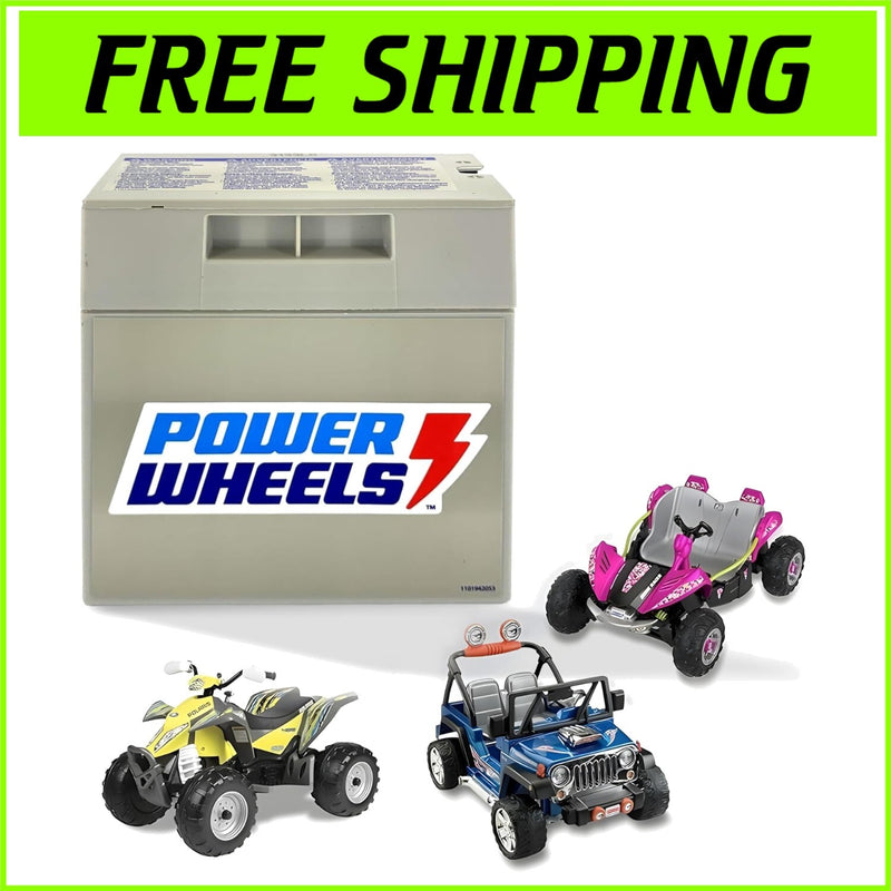 12V Rechargeable Replacement Battery for Power Wheels 00801-1869 & 00801-0638 Magic Cars Variant 0