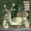 Remote Control Two-Person Electric Three-Wheel Motorcycle Toy for Children Magic Cars 0