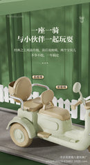 Remote Control Two-Person Electric Three-Wheel Motorcycle Toy for Children Magic Cars 14