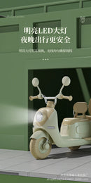 Remote Control Two-Person Electric Three-Wheel Motorcycle Toy for Children Magic Cars 22