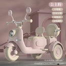 Remote Control Two-Person Electric Three-Wheel Motorcycle Toy for Children Magic Cars 7