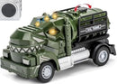Dino-Themed Remote Control Military Truck with Oil Tanker Magic Cars 1